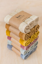 Load image into Gallery viewer, Kiin Wash Cloth 3 Pack - CARAMEL
