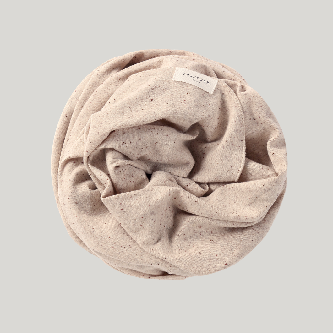 Susukoshi Organic Swaddle Blanket - BEIGE SPECKLED
